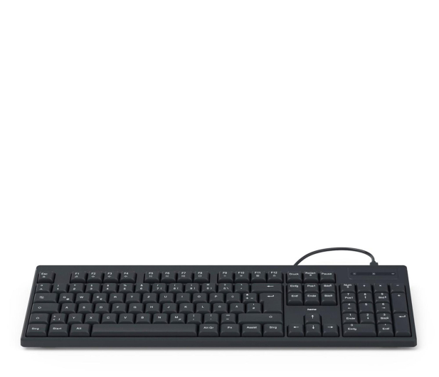 HAMA Klawiatura przewodowa CK-100 czarna - 1331328 - zdjęcie 3